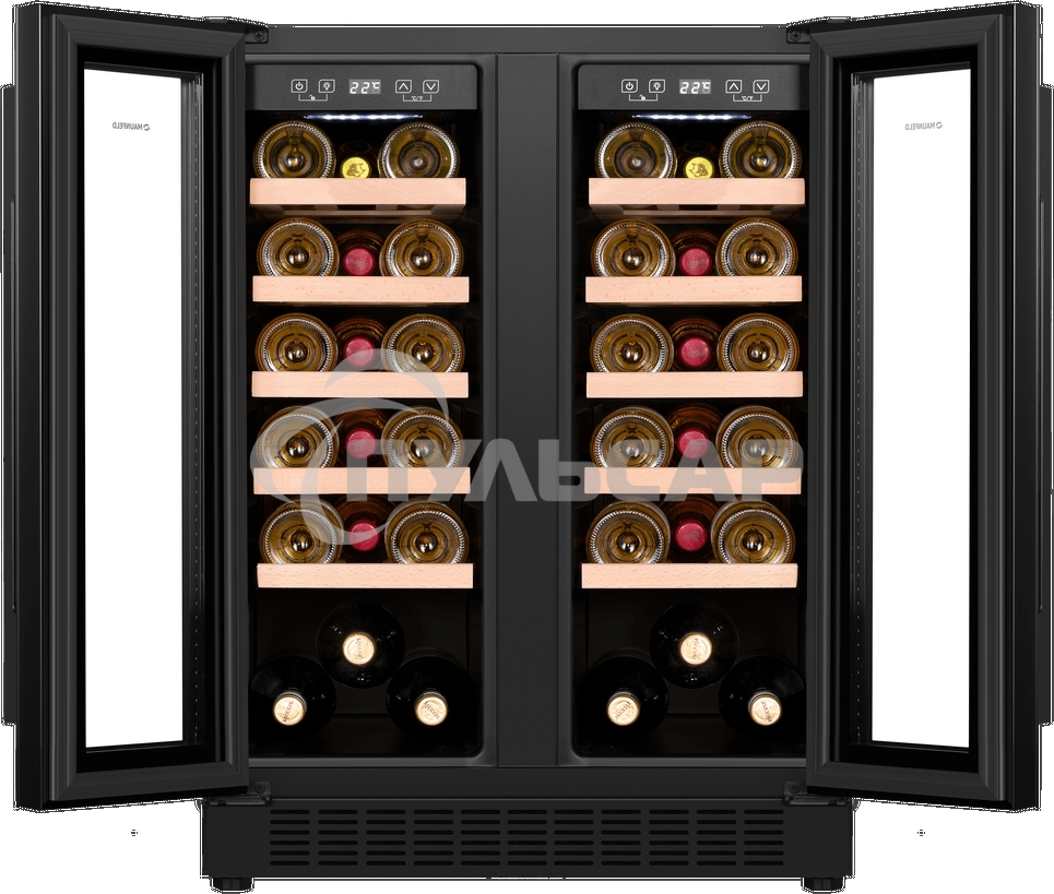 Винный шкаф встраиваемый Maunfeld MBWC-112S40