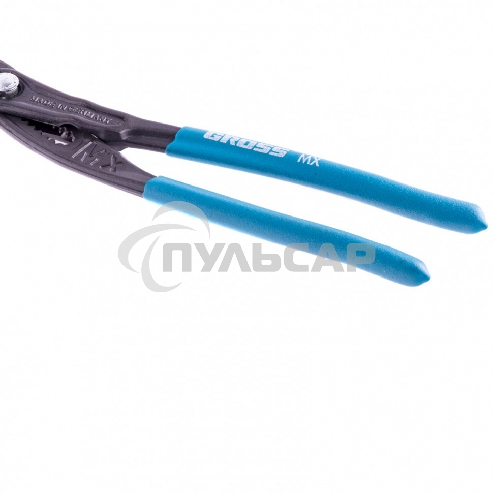 Клещи переставные, кнопочный механизм, обливные рукоятки, 300 мм Gross