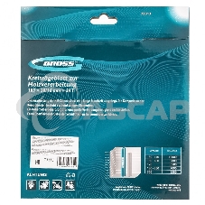 Пильный диск по дереву ф185 х 20 мм, 24 зуба + кольцо 20/16мм Gross