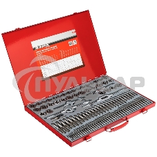 Набор метчиков и плашек Matrix М2-М18, 110 шт. метал. кейс