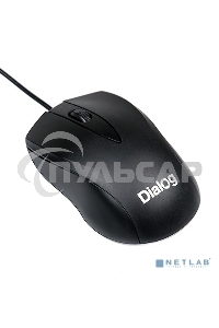 Мышь проводная Dialog Comfort MOС-15U черный, 1200 dpi, USB, кнопки - 3