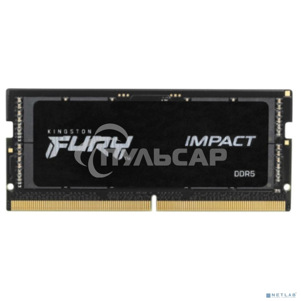 Оперативная память Kingston Fury Impact, DDR5, 32Gb (1x32Gb), 5600MHz, CL40, SO-DIMM