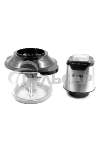 Чоппер Centek CT-1392 Сталь <600Вт> 6 лезвий, стеклянная чаша 1,2л, разборные ножи