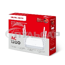 Роутер AC1200 Dual-Band Wi-Fi RouterSPEED: 300 Mbps at 2.4 GHz + 867 Mbps at 5 GHz SPEC: 4× Fixed External Antennas, 2× Gigabit LAN Ports, 1× Gigabit WAN PortFEATURE: Router/Access Point Mode, WPS/Reset Button, IPTV, IPv6, Beamforming, MU-MIMO