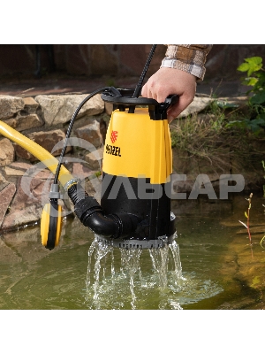 Дренажный насос для чистой и грязной воды DP-900S, 900 Вт, напор 9 м, 18000 л/ч Denzel