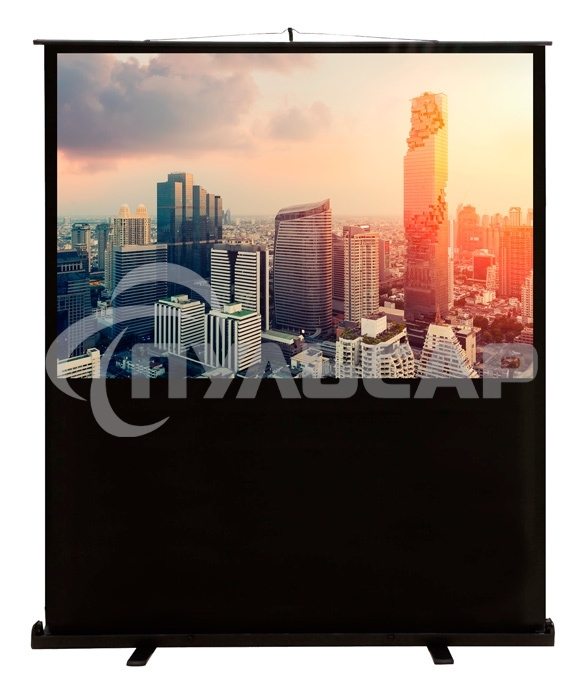 Экран Cactus 102x180см FloorCompactExpert CS-PSFLCE-180X102 16:9 напольный рулонный