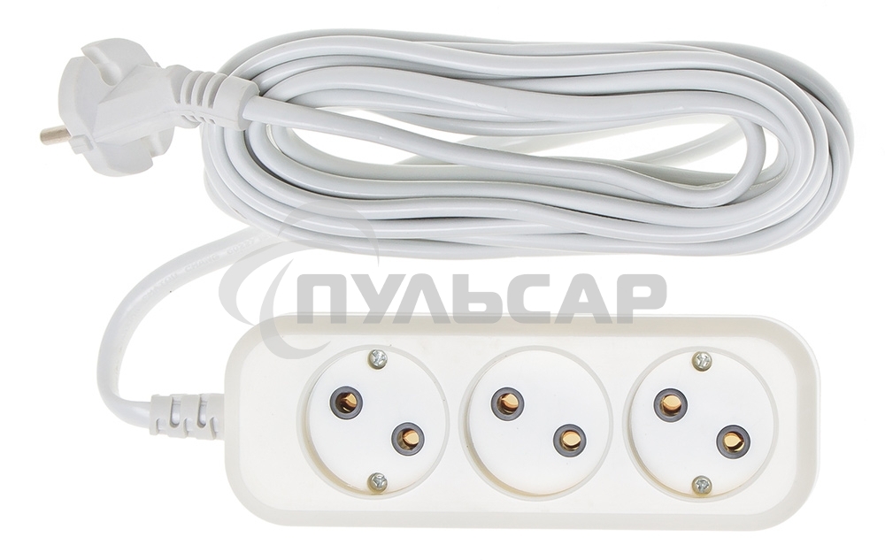 Сетевой удлинитель Buro BU-PSL3.5/W 5м (3 розетки) белый (пакет ПЭ)