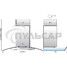 Вытяжка каминная Elikor Аметист S4 90Н-700-Э4Д нержавеющая сталь, 89 см, 700 куб. м/ч, 52 дБ Вытяжка каминная Elikor Аметист S4 90Н-700-Э4Д нержавеющая сталь, 89 см, 700 куб. м/ч, 52 дБ