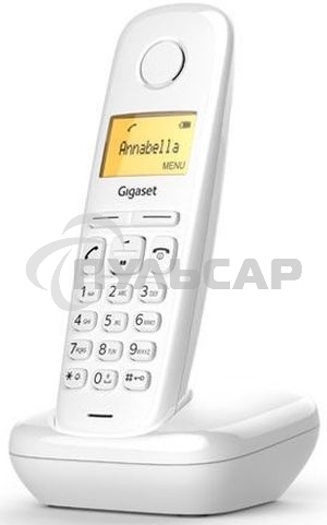 Радиотелефон Dect Gigaset A170 SYS RUS белый АОН