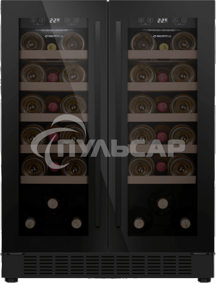 Винный шкаф встраиваемый Maunfeld MBWC-112S40