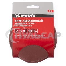 Круг абразивный Matrix на ворсовой подложке под 