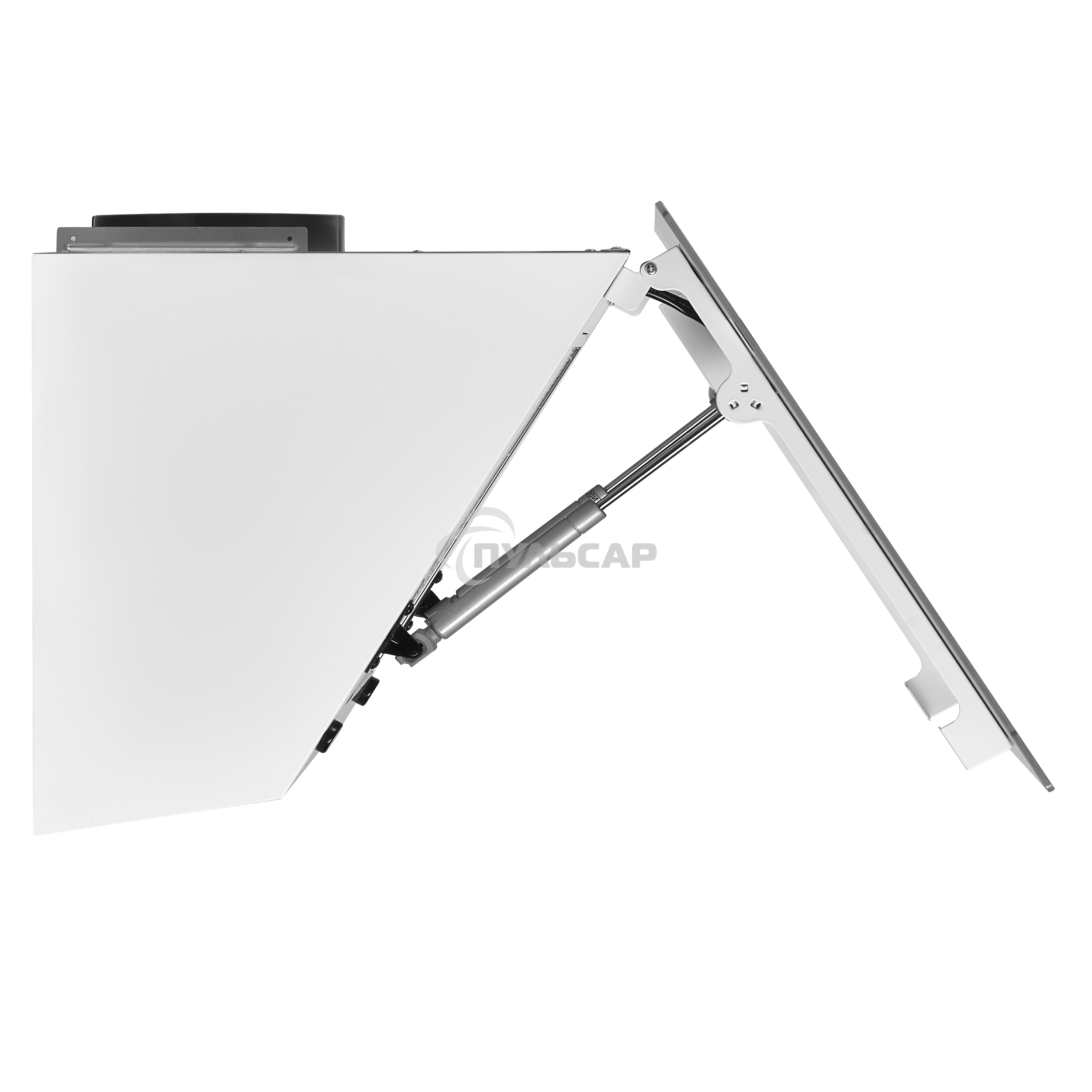 Вытяжка каминная Maunfeld Amber 60 Glass белый, 60 см, 1050 куб. м/ч, 55 дБ