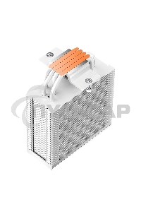 Кулер для процессора PCCooler RZ400 V2 WH белый 120мм алюминий+медь 2000rpm 32db 4-pin 230W 155мм