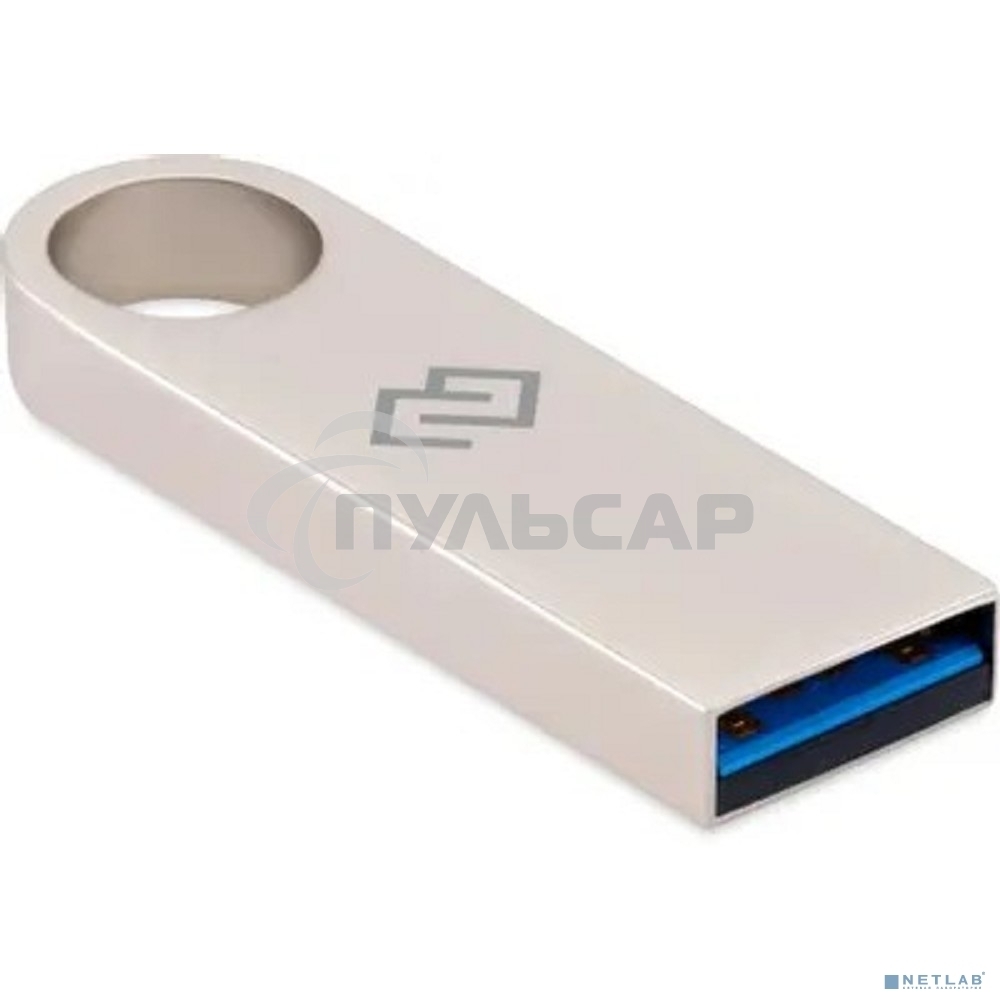 Флешка USB Digma DRIVE3 (DGFUL032A30SR), 32 Gb, USB 3.0, R/W 70/30, серебристый