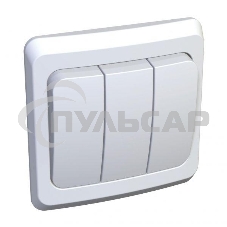 Выключатель 3-кл. СП Этюд 10А IP20 белый SchE BC10-003B