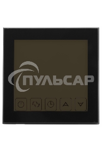 Терморегулятор сенсорный с автоматическим программированием Rexant, R200B, черный
