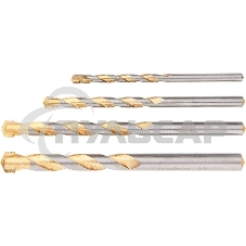 Набор сверл Matrix по бетону Golden Line 5 - 6 - 8 - 10мм