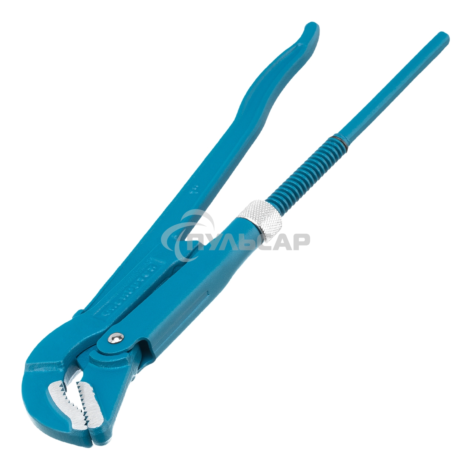 Ключ трубный рычажный СИБРТЕХ,330x25 мм,с изогнутыми губками15736