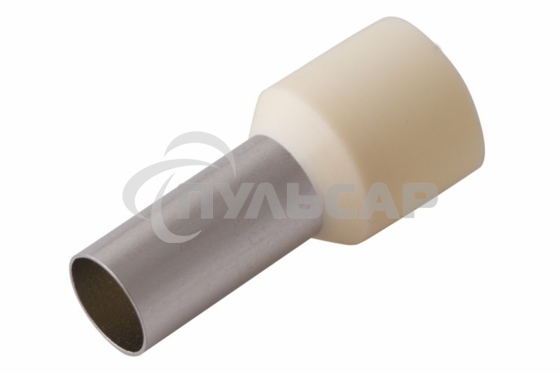 Наконечник штыревой втулочный изолированный F-12 мм 16 мм² (НШВи 16-12) слоновая кость Rexant