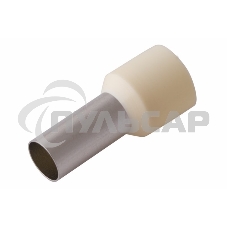 Наконечник штыревой втулочный изолированный F-12 мм 16 мм² (НШВи 16-12) слоновая кость Rexant