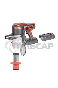 Вертикальный пылесос циклонного типа аккумуляторный Endever SkyClean VC-301, темно-серый/оранжевый, 4 шт,уп