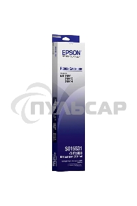 Картридж ленточный Epson C13S015086BA черный для FX-2170/2180 LQ-2180/2170/2070/2080