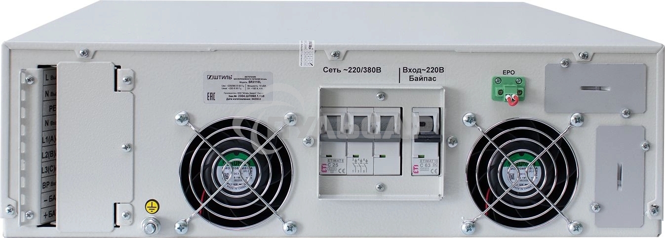 Источник бесперебойного питания Штиль SR SR3110L 8000Вт 10000ВА серый