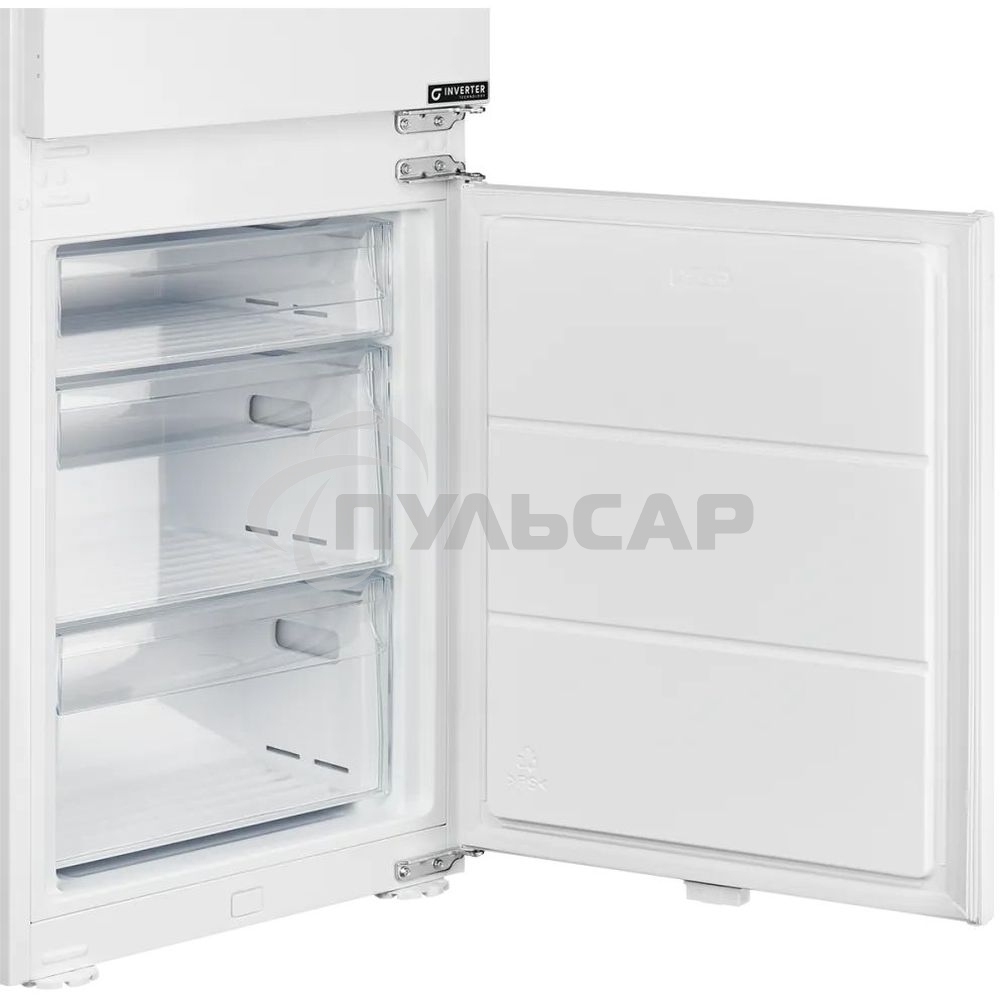 Встраиваемый холодильник Kuppersberg RBN 1764, High-Tech, полезный объем 243 л, No Frost, супер заморозка, инверторный компрессор, электронное управление, энергоэффективность А+