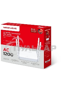 Роутер AC1200 Dual-Band Wi-Fi RouterSPEED: 300 Mbps at 2.4 GHz + 867 Mbps at 5 GHz SPEC: 4× Fixed External Antennas, 2× Gigabit LAN Ports, 1× Gigabit WAN PortFEATURE: Router/Access Point Mode, WPS/Reset Button, IPTV, IPv6, Beamforming, MU-MIMO