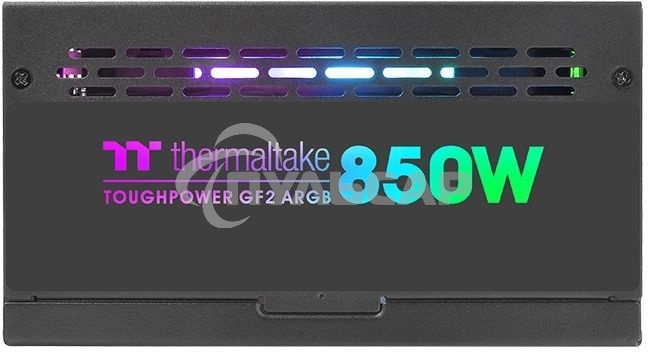 Блок питания Thermaltake Toughpower GF2 ARGB (PS-TPD-0850F3FAGE-2), 850Вт, 80 PLUS Gold, 140мм, модульный, черный