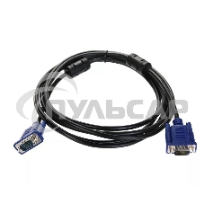 Кабель соединительный SVGA (15M/M) 3 м 2 фильтра TV-COM <QCG120H-3M>