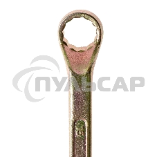 Ключ накидной СИБРТЕХ,17x19 мм,желтый цинк14626