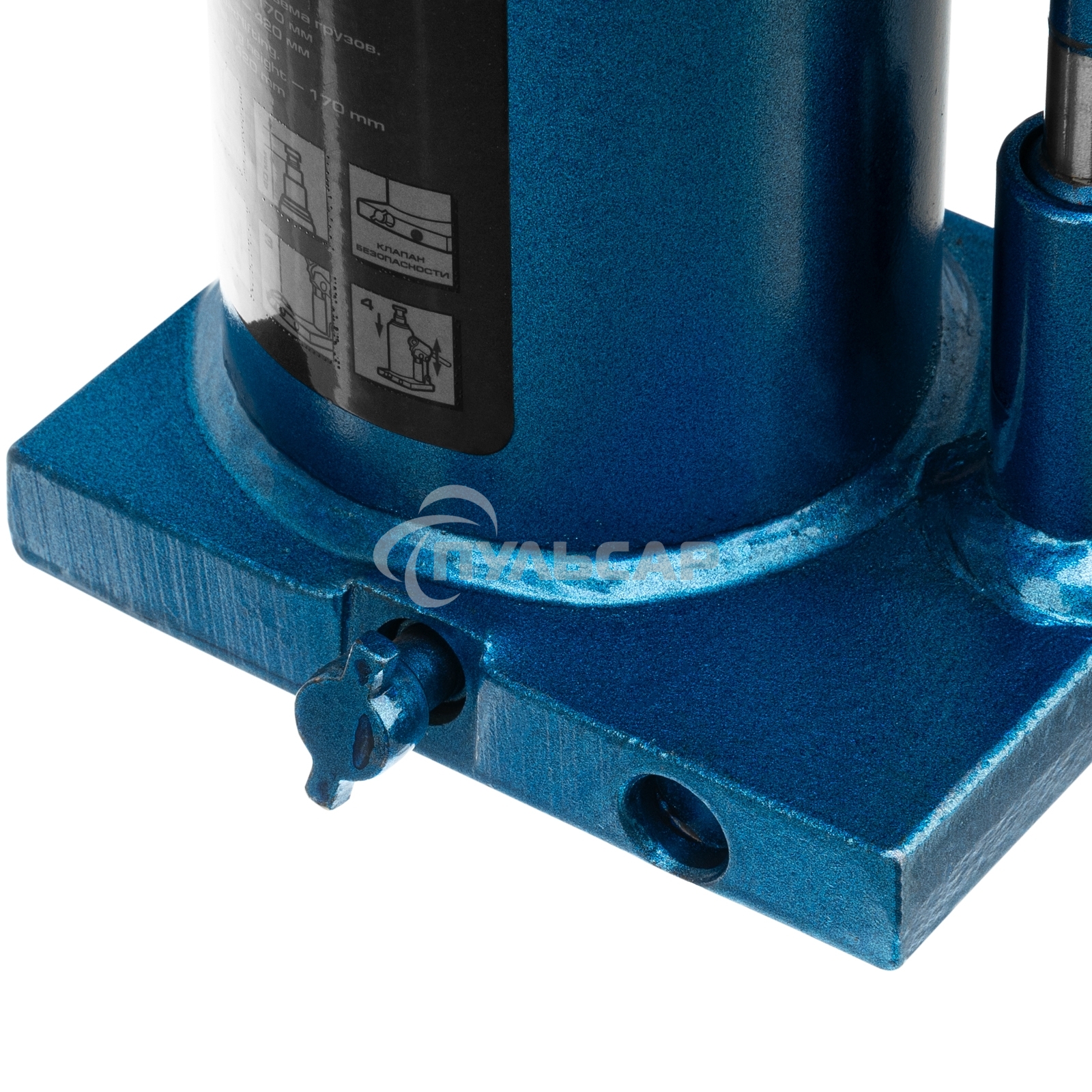 Домкрат STELS 51116гидравлический бутылочный телескопический 4 т h подъема 170–420мм