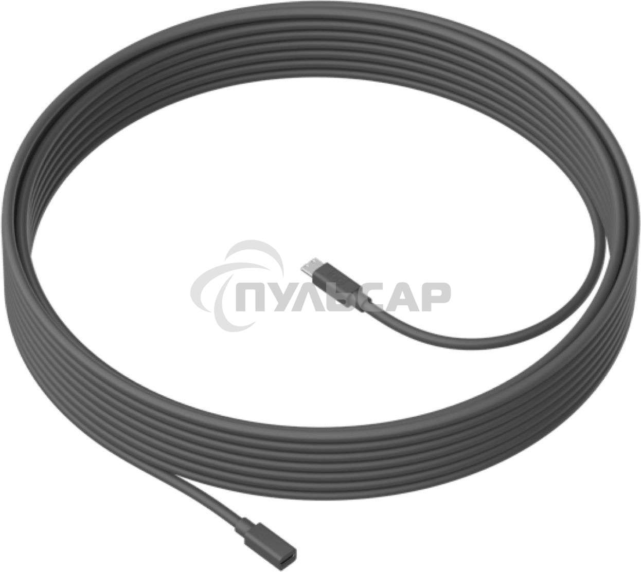 Кабель LOGITECH MeetUp 10m Mic Cable - GRAPHITE - WW - MEETUP 10M MIC CABLE