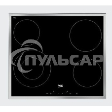 Встраиваемая электрическая варочная поверхность Beko HIC 64402 X, черный