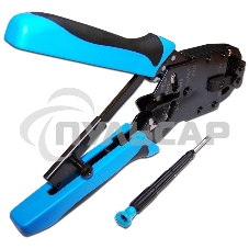 Обжимной инструмент 4P, 6P, 8P, с храповым механизмом