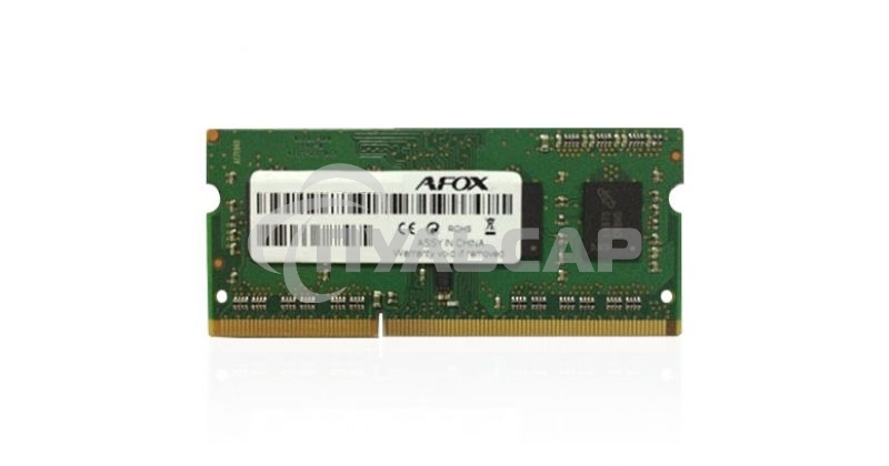 Оперативная память AFOX AFSD44FK1P, DDR4, 4Gb (1x4 Gb), 2666 MHz, CL19, SO-DIMM
