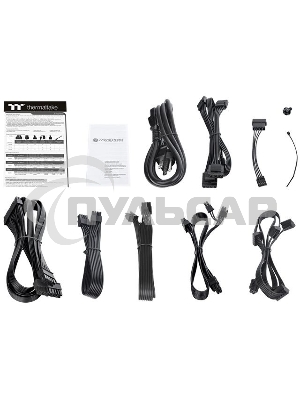 Блок питания Thermaltake Toughpower GF2 ARGB (PS-TPD-0850F3FAGE-2), 850Вт, 80 PLUS Gold, 140мм, модульный, черный