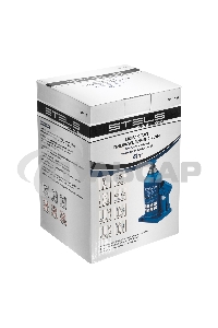 Домкрат STELS 51116гидравлический бутылочный телескопический 4 т h подъема 170–420мм