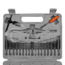 Набор метчиков и плашек SPARTA 773155 м3-м12 40 предметов в пластиковом кейсе