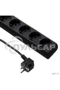 Сетевой фильтр Buro 600SH-16-3-B 3м (6 розеток) черный (коробка)
