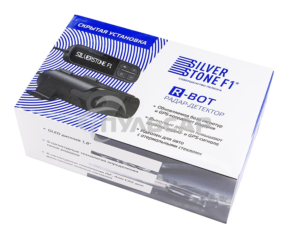 Радар-детектор Silverstone F1 R-BOT GPS приемник