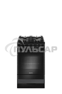 Плита газовая Gefest ПГ 5500-02 0115 черный, конфорок 4 шт, духовка 52 л, 50 см x 85 см x 58.5 см