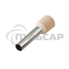 Наконечник штыревой втулочный изолированный F-18 мм 10 мм² (НШВи 10-18) слоновая кость Rexant