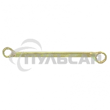 Ключ накидной, 19 х 22 мм, желтый цинк Сибртех