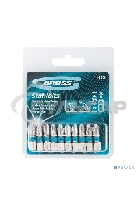 Набор бит GROSS 11330ph2х25 сталь s2 10шт