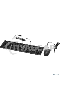 Комплект клавиатура + мышь A4Tech KR-3330S клав:черный мышь:черный USB