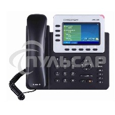 Телефон Grandstream GXP-2140, VoIP 2 Порта Ethernet 10/100/1000, 4 SIP линий, цветной TFT дисплей 480x272, HD Audio