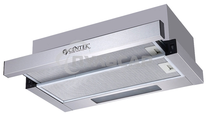 Вытяжка встраиваемая Centek СТ-1840-50 серебристая, 50 см, 600 куб. м/ч, 52 дБ
