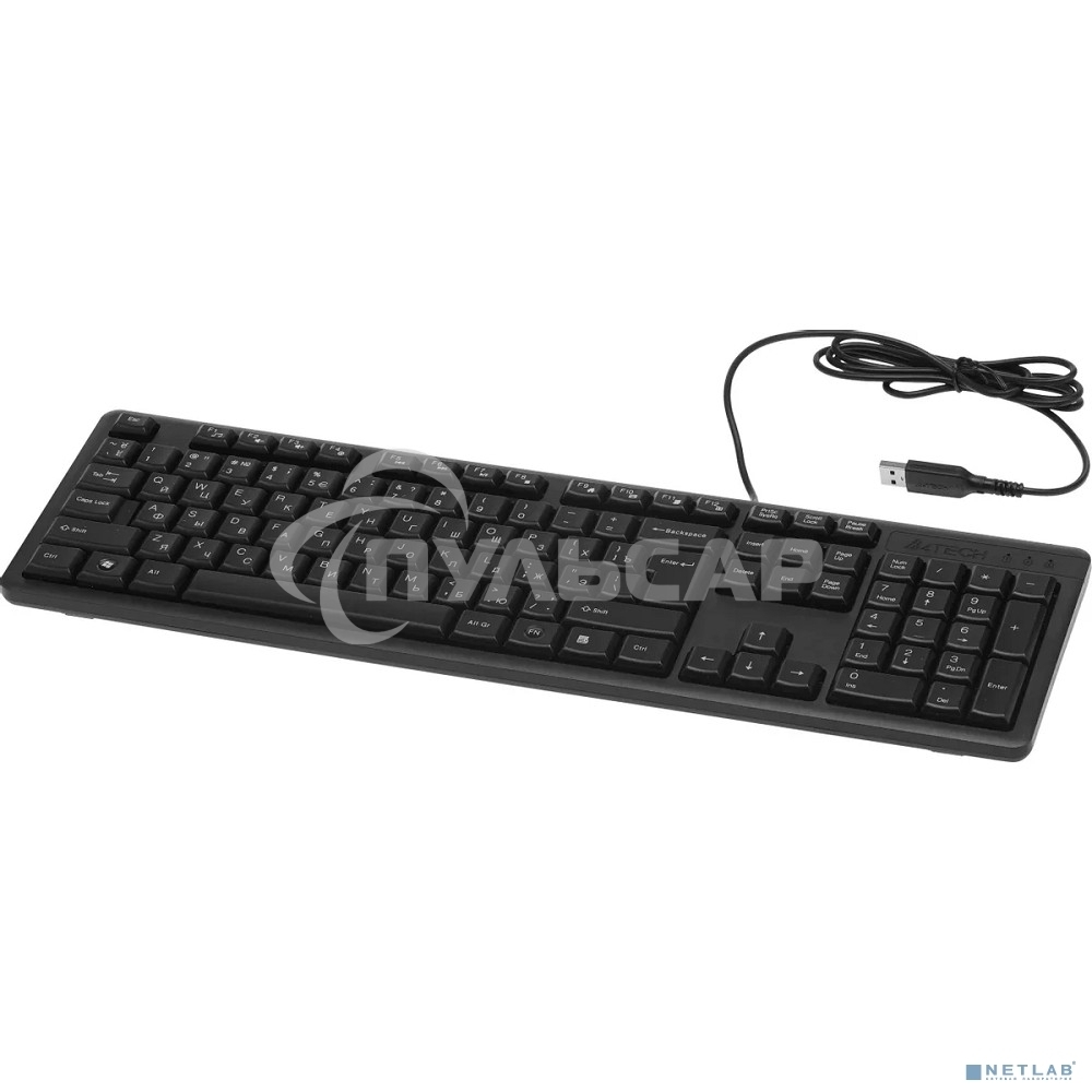 Комплект клавиатура + мышь A4Tech KR-3330S клав:черный мышь:черный USB
